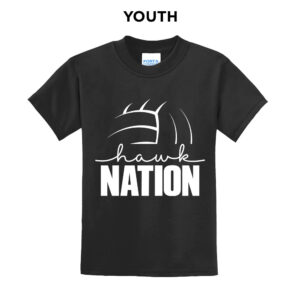 SH Volleyball Youth Short Sleeve T Shirt – Black