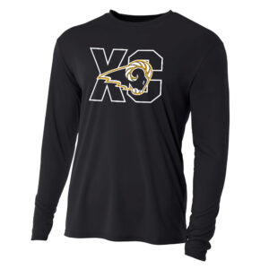 Southeast Polk CC Adult Cooling Performance long sleeve Crew Tee-Black
