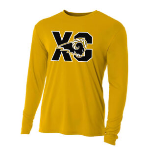 Southeast Polk CC Adult Cooling Performance long sleeve Crew Tee-Gold