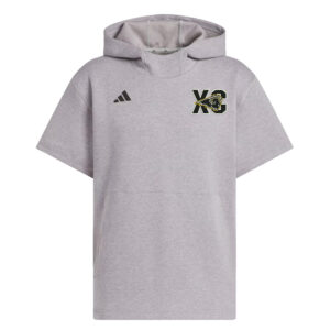 Southeast Polk CC Adidas  Dugout NWV Short Sleeve Hoodie- Medium Grey Heather