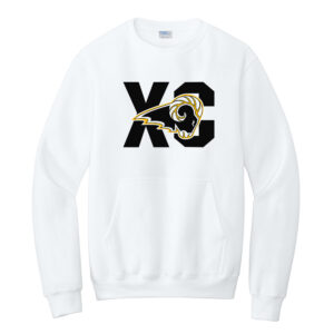 Southeast Polk CC Unisex Core Fleece Crewneck Pocket Sweatshirt-White