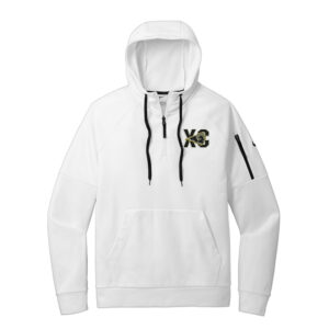 Southeast Polk CC Nike Therma-FIT Pocket 1/4-Zip Fleece Hoodie Men-White