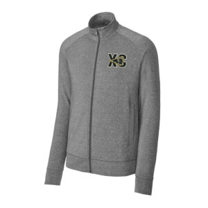 Southeast Polk CC Sport-Tek Sport-Wick Stretch Full-Zip Cadet Jacket Men-Charcoal Grey Heather