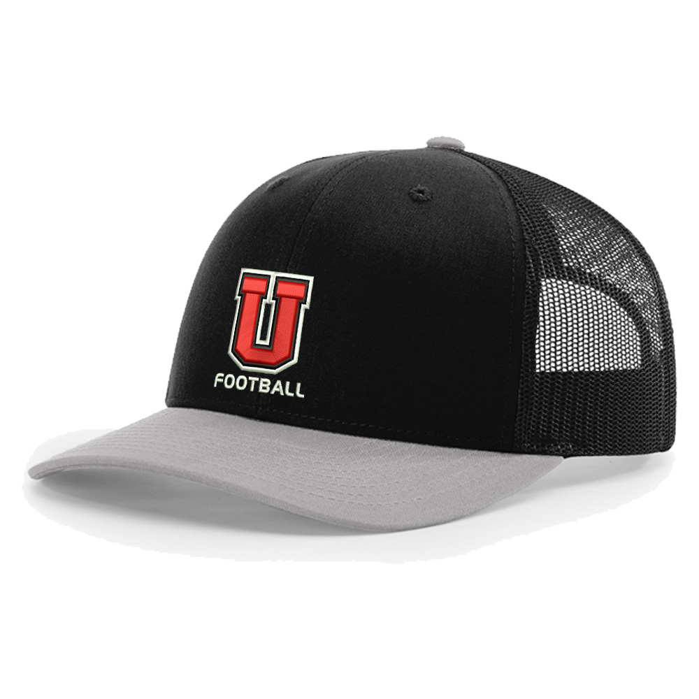 Union FB Richardson Pro Crown combo color Mesh Back Adjustable Combo-Black/Grey