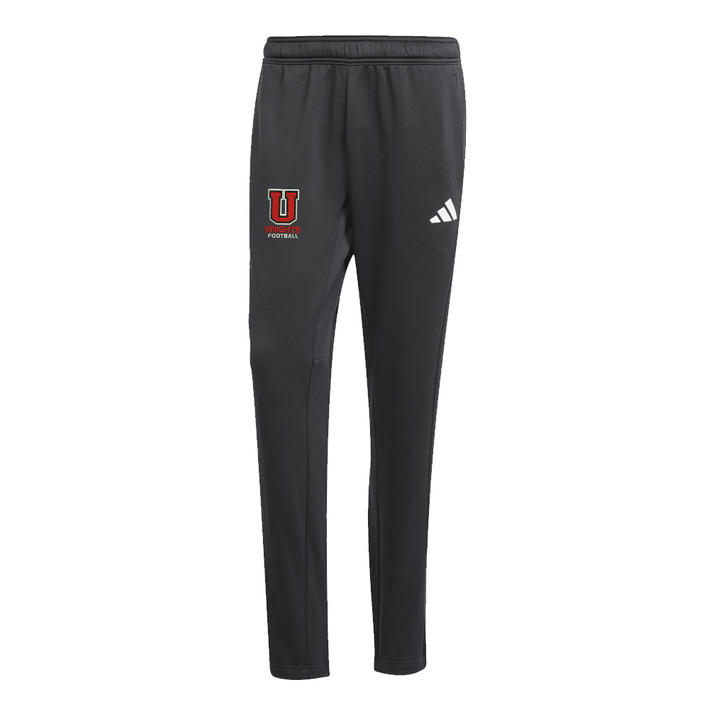 Union FB Adidas Game and Go Men 3 Bar Training Pants -Black