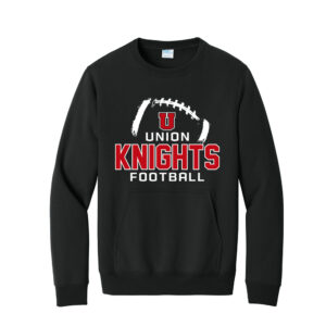 Union FB Unisex Core Fleece Crewneck Pocket Sweatshirt – JetBlack