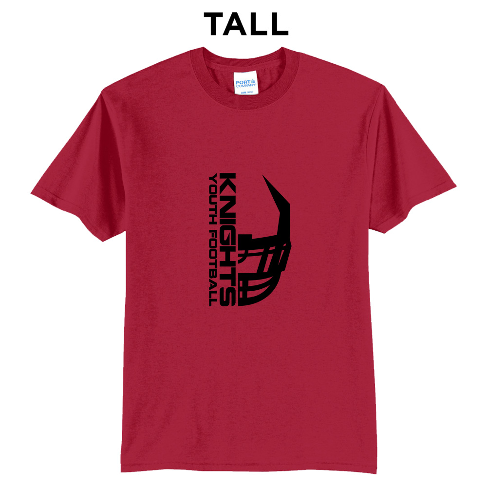 Union FB Tall T Shirts - Red