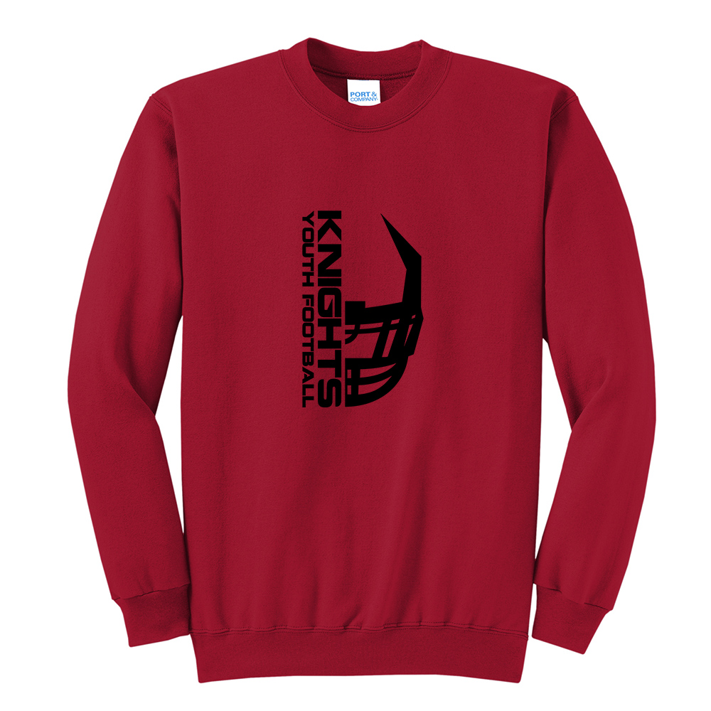 Union FB Unisex Fleece Crewneck Sweatshirt-Red