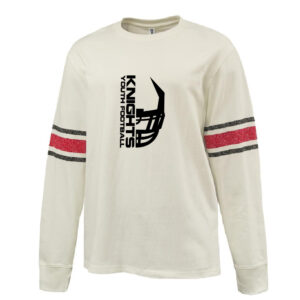 Union FB Pennant HEAVYWEIGHT 8.0 oz. antique white cotton jersey
archive-style printed sleeve stripe-Red/Bla