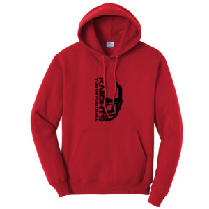 Union FB Unisex Fleece Hooded Sweatshirt-Red