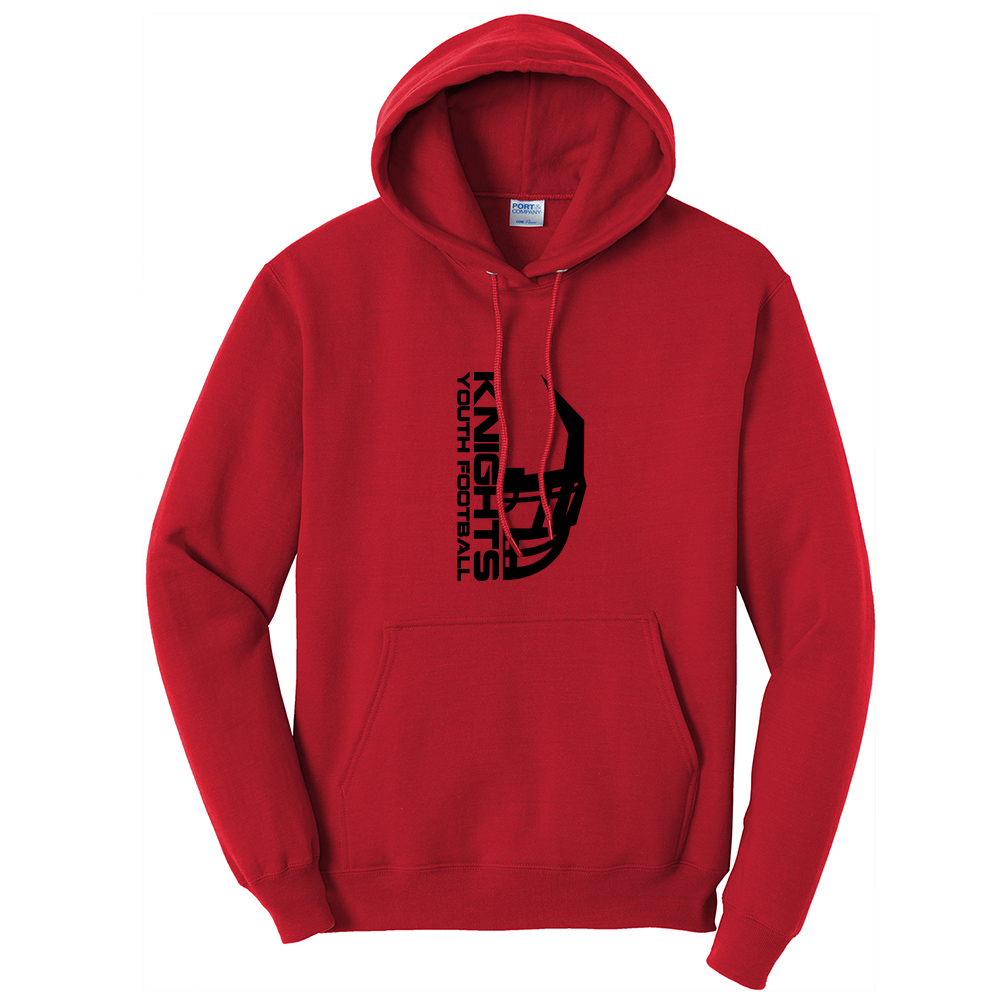 Union FB Unisex Fleece Hooded Sweatshirt-Red