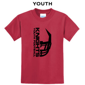 Union FB Youth Short Sleeve Tee-Red