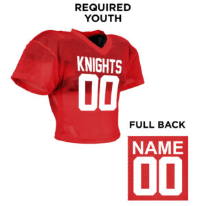 Union FB Champro Shuffle YOUTH Football Practice Jersey -Red REQUIRED