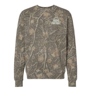Vinton Football Independent Trading Co Unisex Heavyweight Crewneck Sweatshirt-Deadwood Tree Camo
