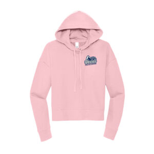 Warcats Football Cheer District Women’s V.I.T. Fleece Hoodie CROP- Wisteria
