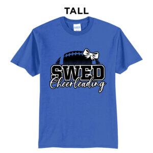 Warcats Football Cheer Tall Core Blend short Sleeve T Shirts – royal