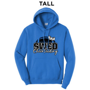 Warcats Football Cheer TALL Classic Pullover Hooded Sweatshirt – royal