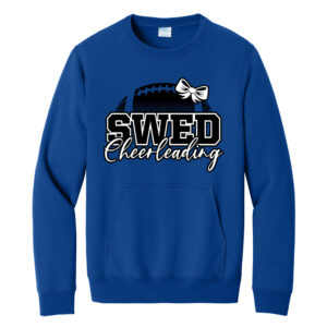 Warcats Football Cheer Unisex Core Fleece Crewneck Pocket Sweatshirt – TrueRoyal