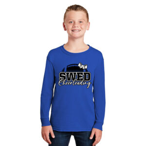 Warcats Football Cheer Ultra Cotton Youth Long Sleeve T Shirt – royal