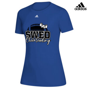Warcats Football Cheer adidas Women’s Creator Short Sleeve Tee Collegiate Royal