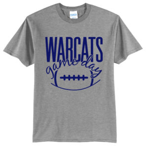Warcats Football Cheer Unisex Short Sleeve Tee- AthleticHeather