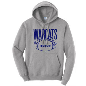 Warcats Football Cheer Unisex Classic Core weight Cozy Pullover Hooded Sweatshirt – AthleticHeatherGrey