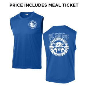 15. Warrior Ride 2026 Distressed Print Performance Sleeveless Tee-Royal