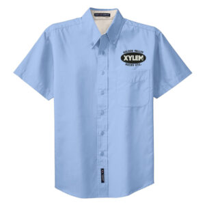 Xylem Port Authority Short Sleeve Easy Care Shirt Men-Light Blue