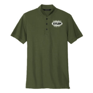 Xylem Mercer and Mettle Stretch Pique Henley Men-Townsend Green