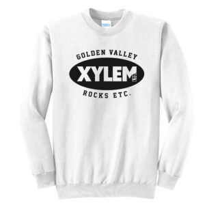 Xylem Unisex Fleece Crewneck Sweatshirt-White