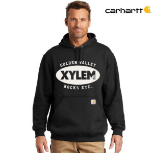 Xylem Carhartt Midweight Hooded Sweatshirt Adult-Black
