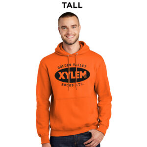 Xylem Tall Fleece Hooded Sweatshirt-Safety Orange