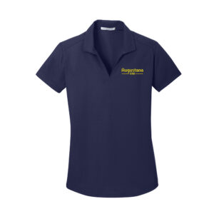 Augustana Ladies Dry Zone Grid Johnny Collar performance polo-Navy