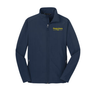 Augustana Port Authority Men Tall Core Soft Shell Jacket-Dress Blue Navy