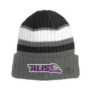 Aldo New Era Ribbed Tailgate Beanie – Black/Graphite