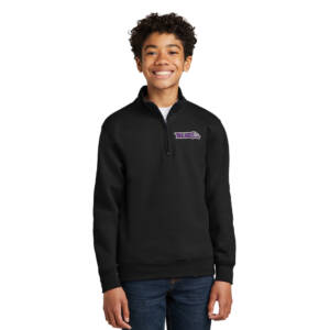 Aldo  Youth Core Fleece 1/4 Zip Pullover Sweatshirt – Black