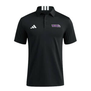 Aldo Adidas 3 Stripe short sleeve Polo Black