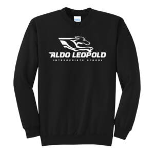Aldo Unisex Core Fleece Crewneck Sweatshirt – Black