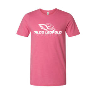 Aldo Unisex Premium Short Sleeve Tee-Heather Charity Pink
