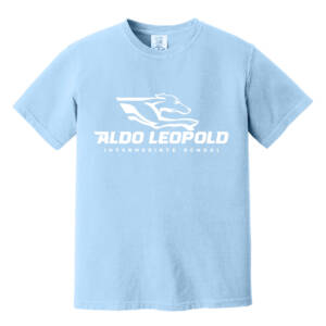 Aldo Unisex Comfort Colors Pigment Dyed Short Sleeve Shirt-Hydrangea