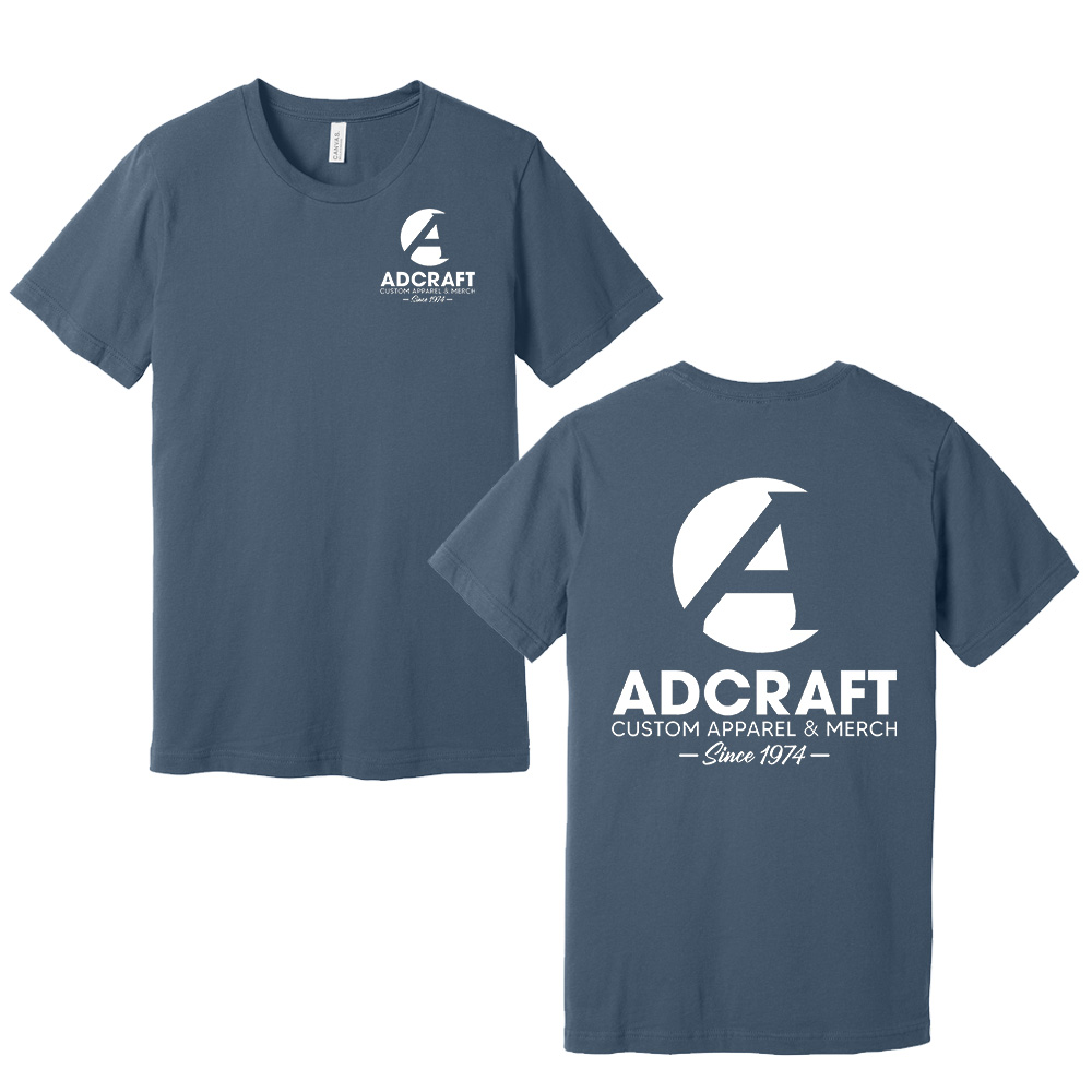 Adcraft Production  Bella and Canvas Unisex Jersey Short Sleeve Tee-Slate
