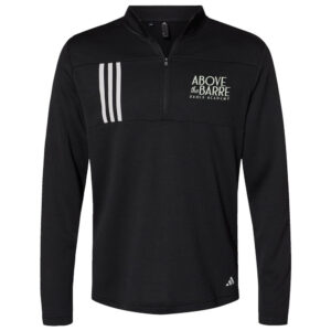ATB Dance Adidas 3-Stripes Double Knit 1/4 zip pullover Men-Black