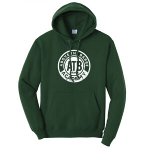 ATB Dance Unisex Classic Core weight Cozy Pullover Hooded Sweatshirt -Dark Green