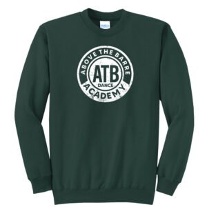 ATB Dance Unisex Core Fleece Crewneck Sweatshirt -Dark Green