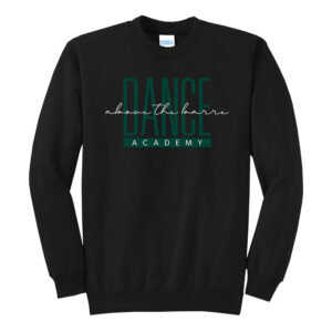 ATB Dance Unisex Core Fleece Crewneck Sweatshirt – Black