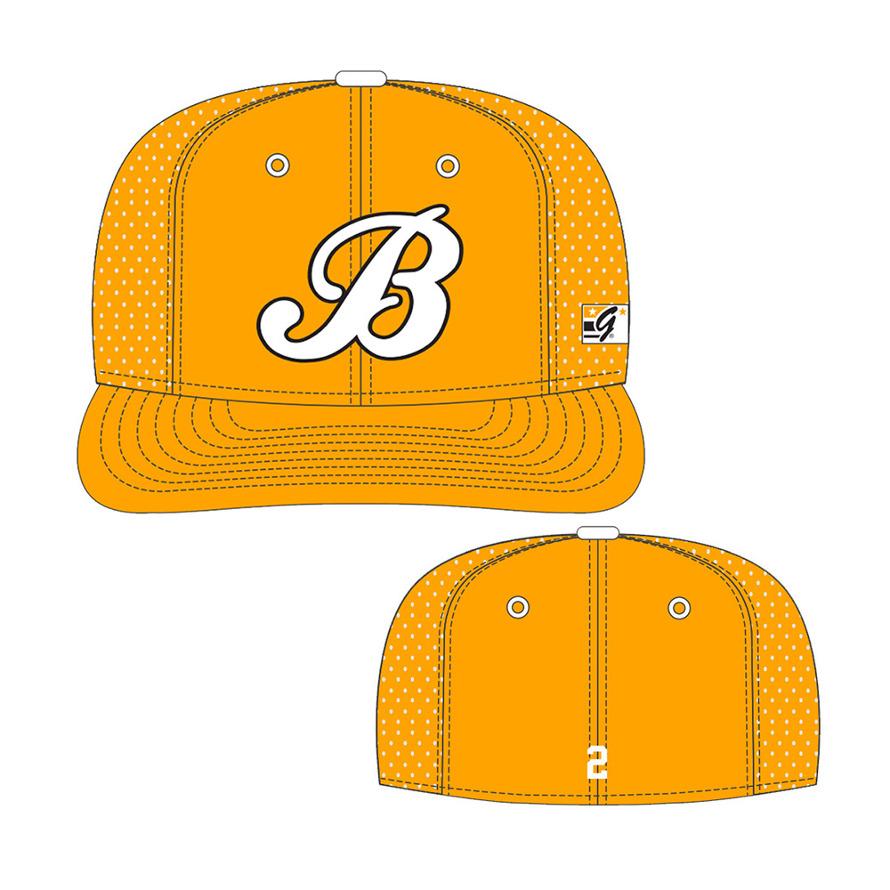 02. Barnstormers Custom Perforated Gamechanger Cap-Tenn Orange
