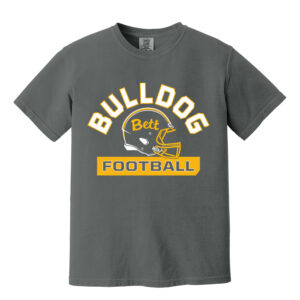 Bett Football Comfort Colors Pigment Dyed Short Sleeve Shirt – Pepper