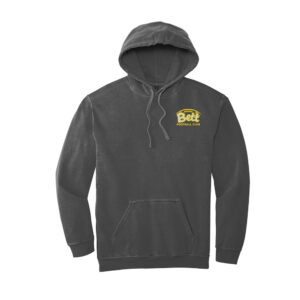 Bett Football Comfort Colors  Ring Spun Hooded Sweatshirt – Pepper