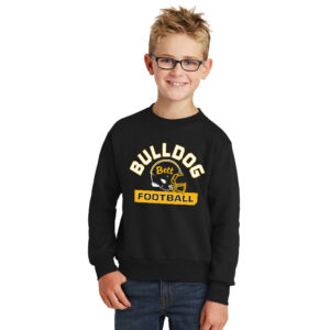 Bett Football Youth Crewneck Sweatshirt – JetBlack
