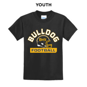 Bett Football Youth Short Sleeve Tee – JetBlack